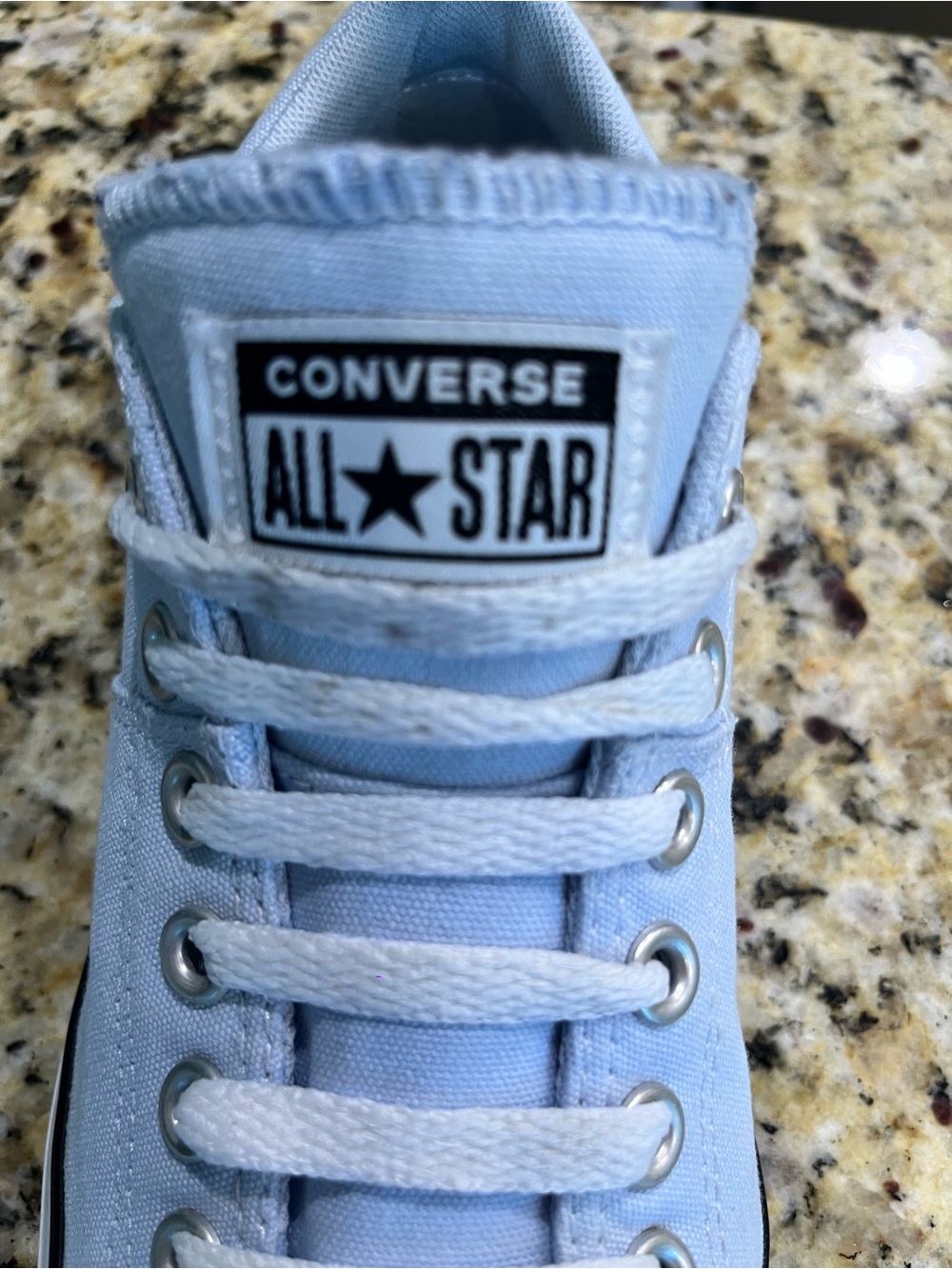 Converse All-Star Light Blue Low Top Canvas Sneakers Men’s 9 Women’s 11 - Picture 8 of 13